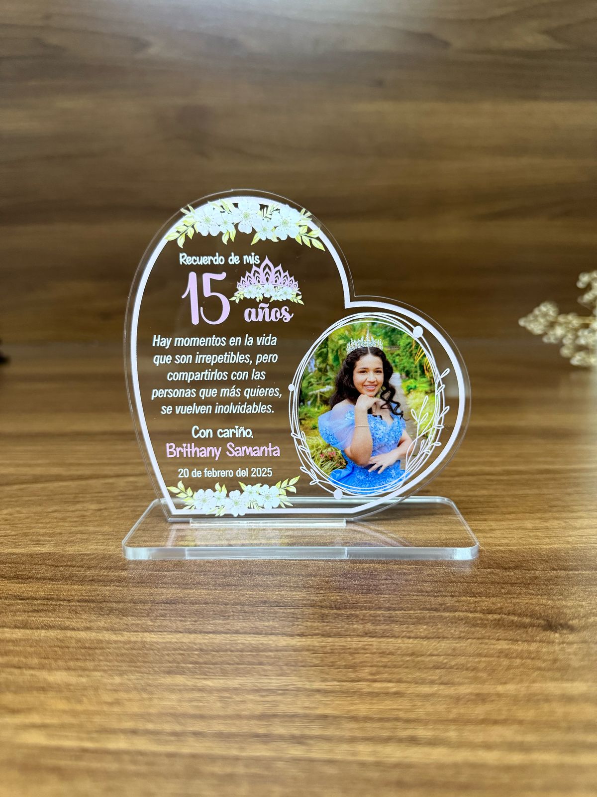 Mini Placa Acrílico SC | 15 Años