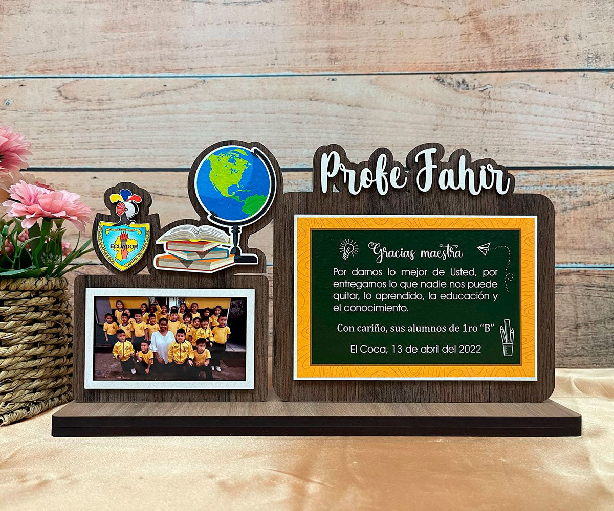 Placa Personalizada | Día del Maestro