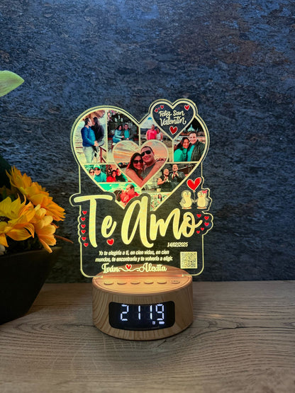 Base Parlante Reloj | Aniversario