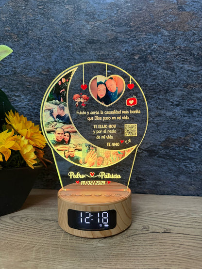 Base Parlante Reloj | Aniversario