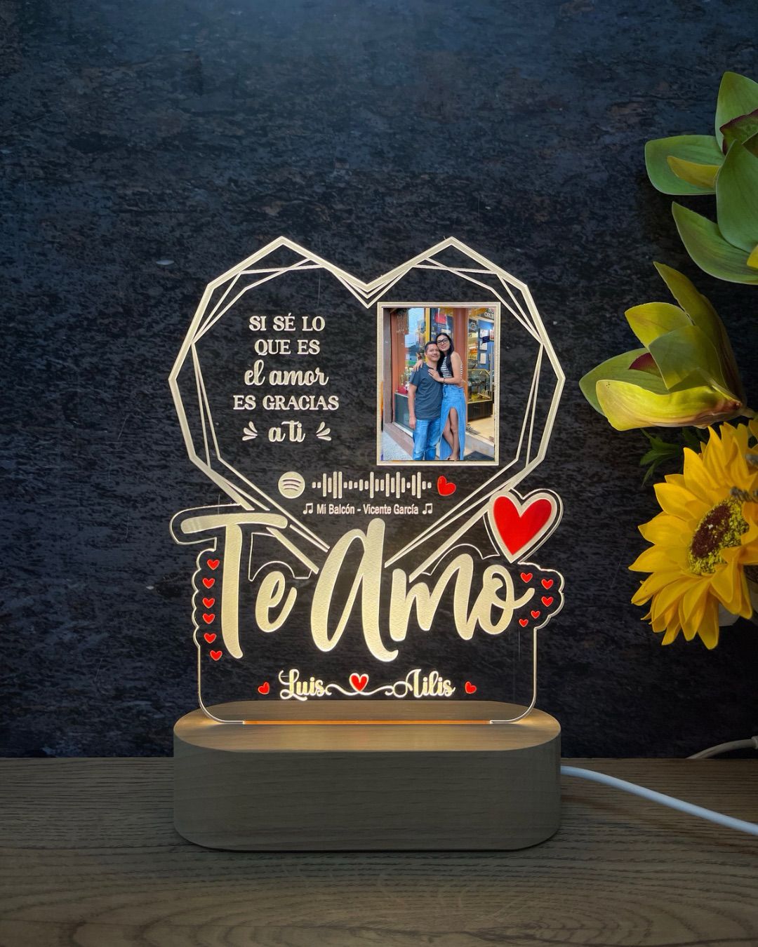 Base Rectangular Madera | Cumpleaños