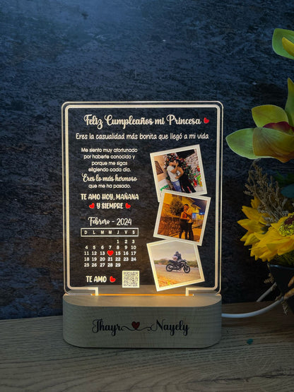 Base Rectangular Madera | Cumpleaños