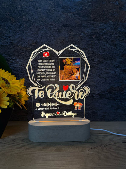 Base Rectangular Madera | Aniversario