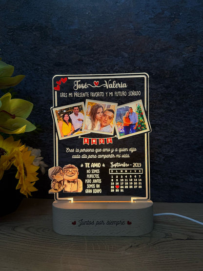 Base Rectangular Madera | Aniversario