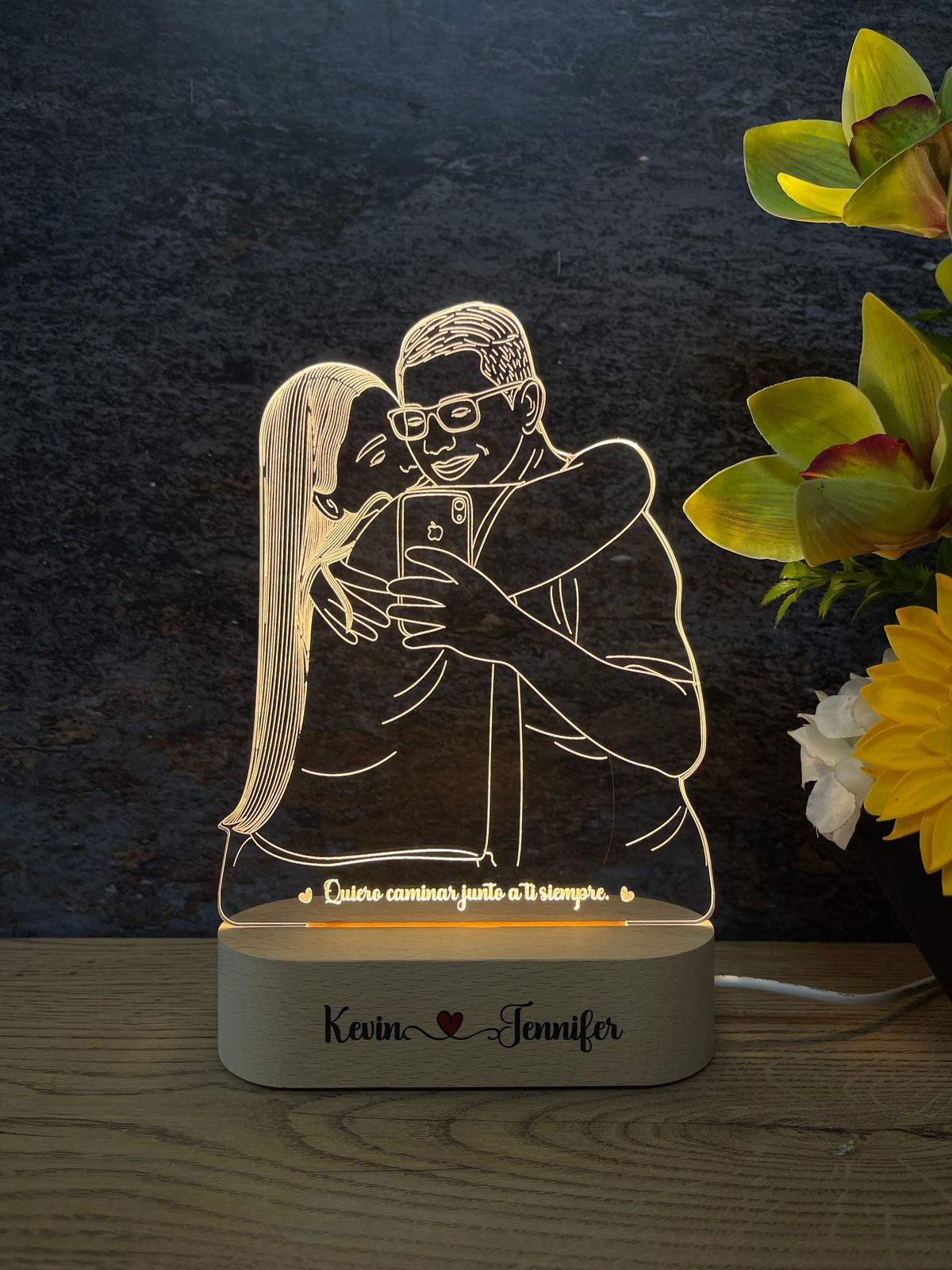 Base Rectangular Madera | Cumpleaños