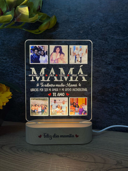 Base Rectangular Madera | Día de la Madre