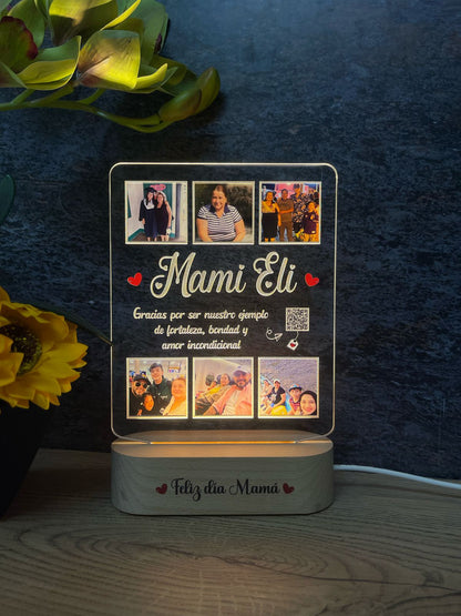 Base Rectangular Madera | Día de la Madre