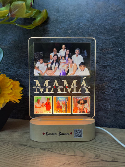 Base Rectangular Madera | Día de la Madre