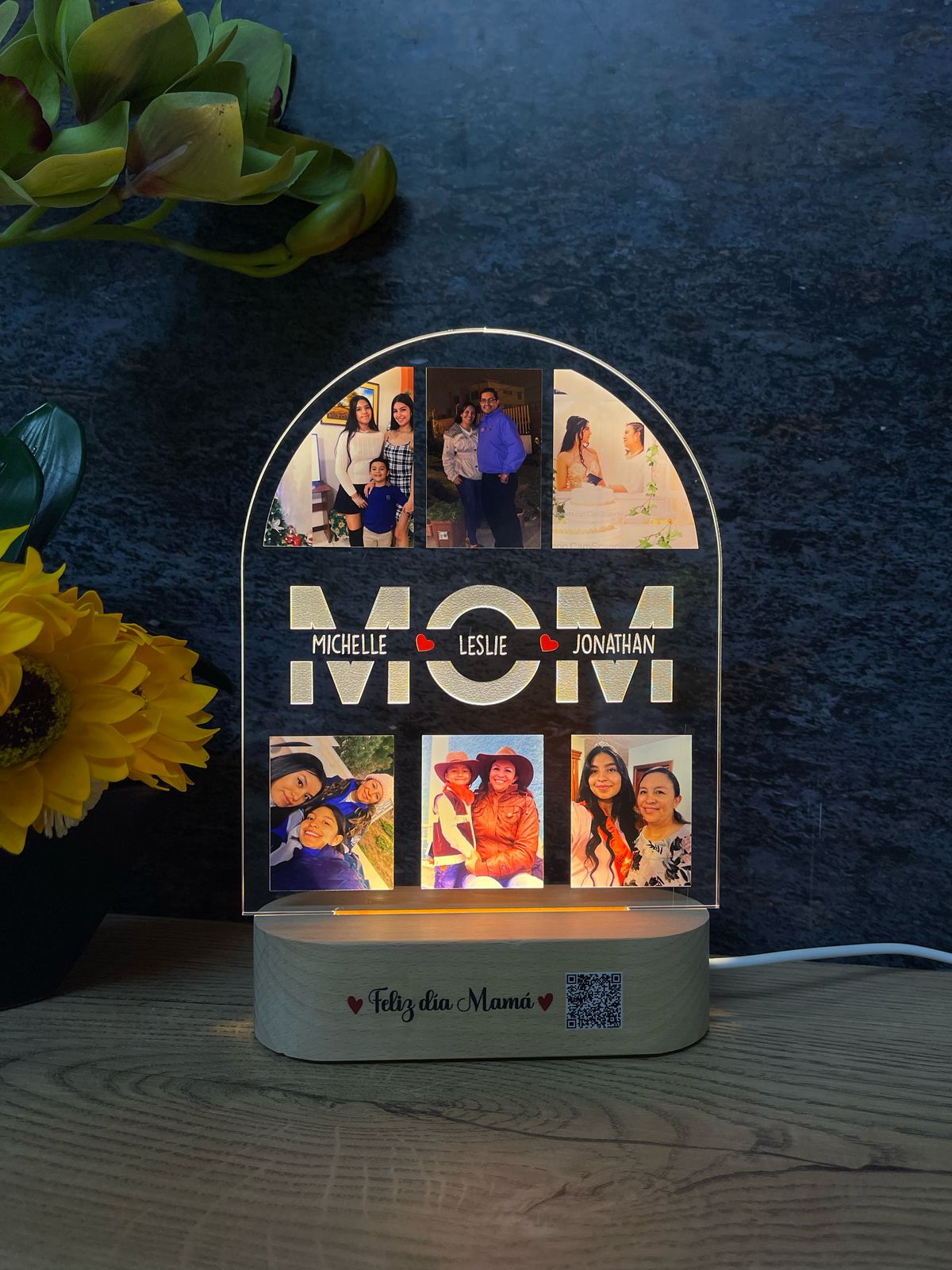 Base Rectangular Madera | Día de la Madre