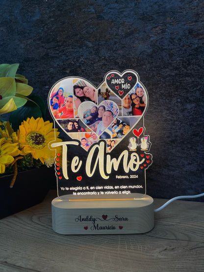 Base Rectangular Madera | Aniversario