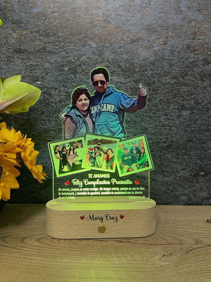 Base Rectangular Madera | Cumpleaños