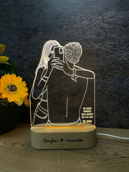 Base Rectangular Madera | Aniversario