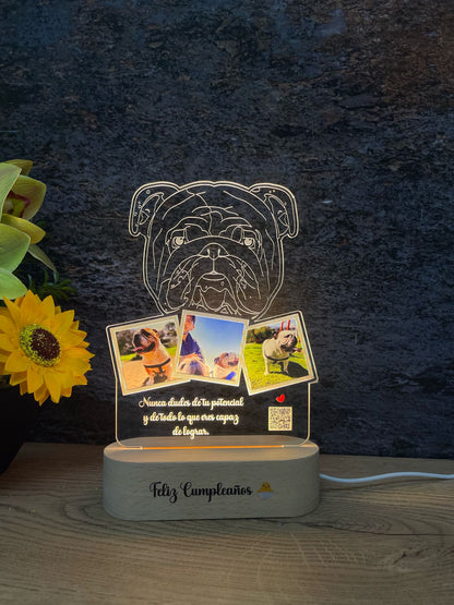 Base Rectangular Madera | Cumpleaños