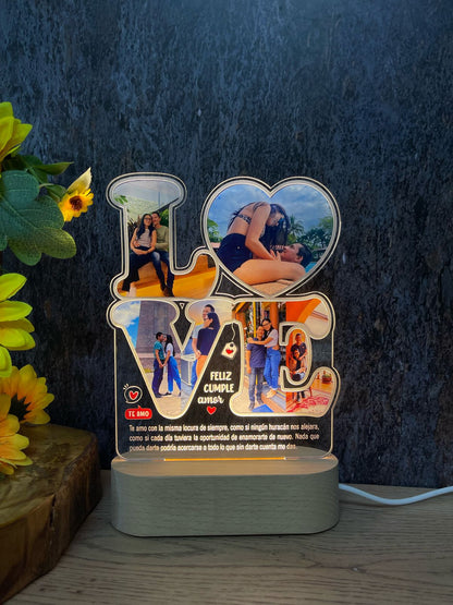 Base Rectangular Madera | Aniversario