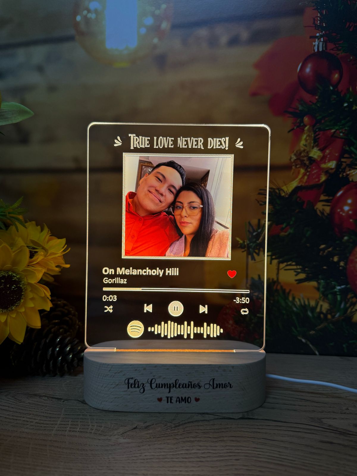 Base Rectangular Madera | Cumpleaños