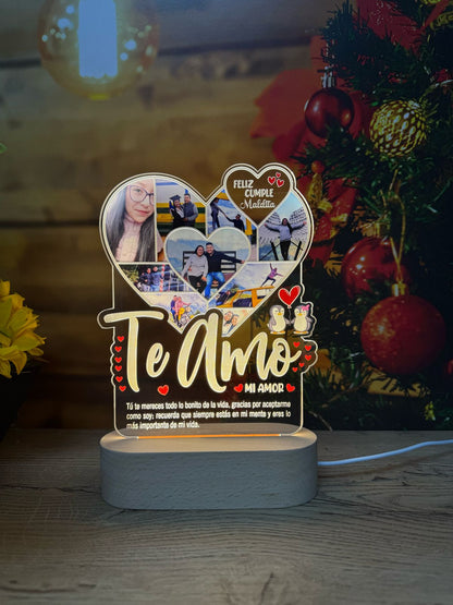 Base Rectangular Madera | Cumpleaños