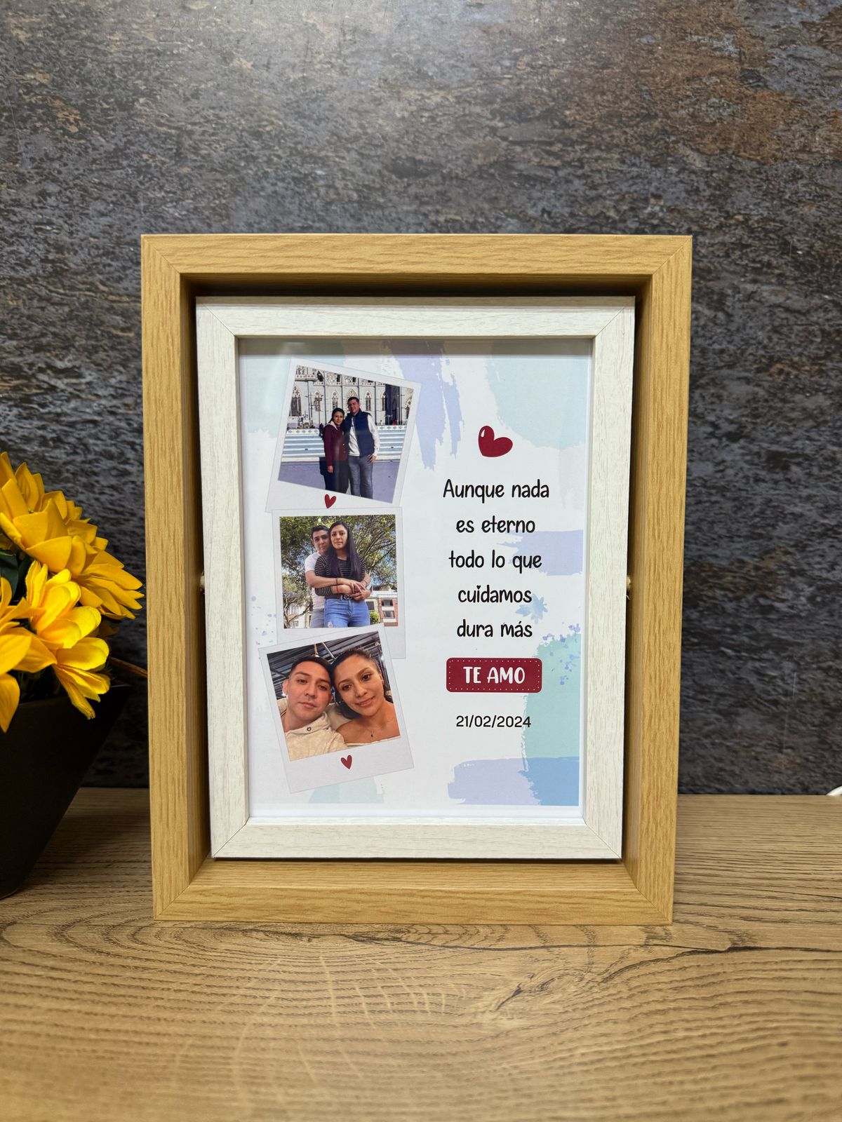 Cuadro de Pino | Aniversario