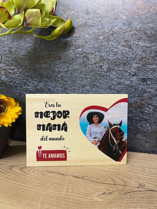 Cuadro de Pino | Día de la Madre