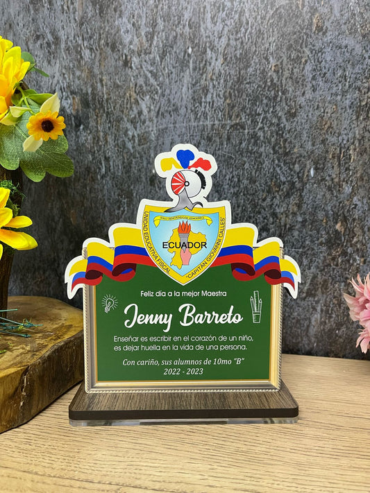 Mini Placa | Día del Maestro