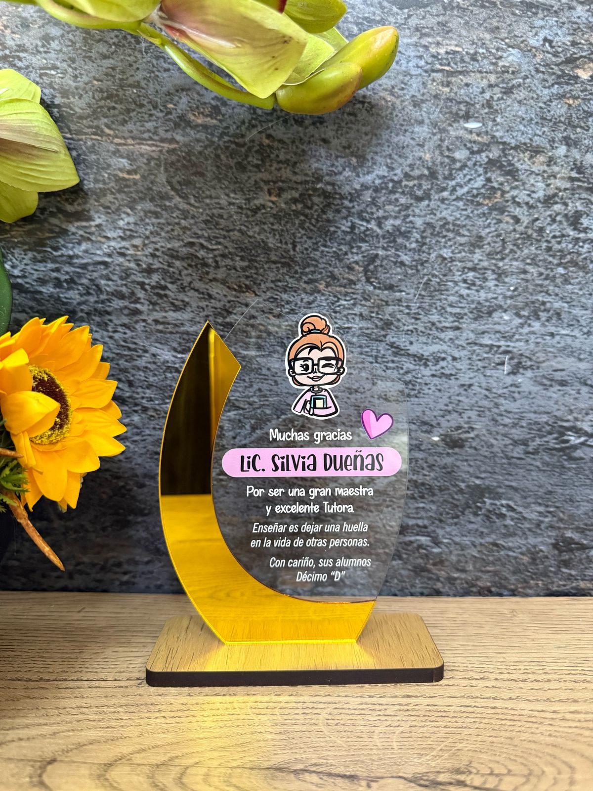 Mini Placa Maestra | Día del Maestro