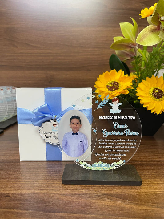 Mini Placa Acrílico CC 13 | Bautizo