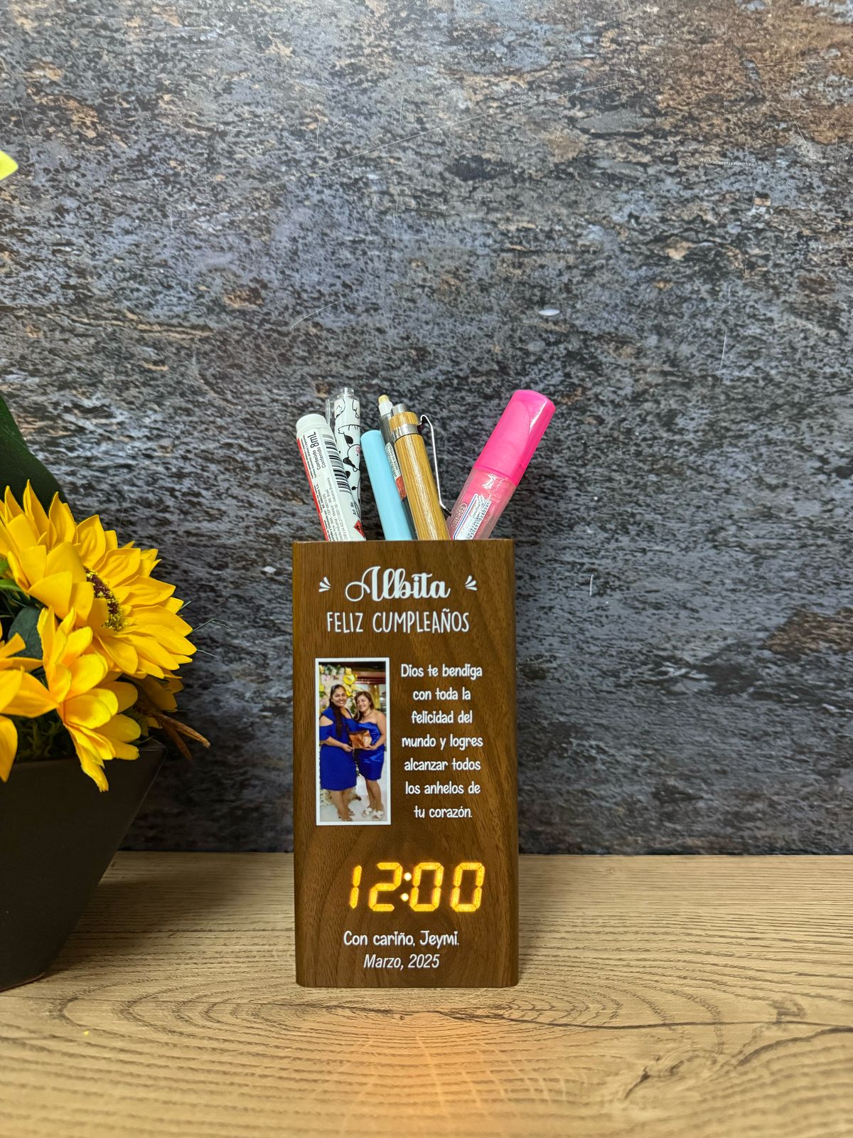 Porta Lápices Digital Frase | Cumpleaños