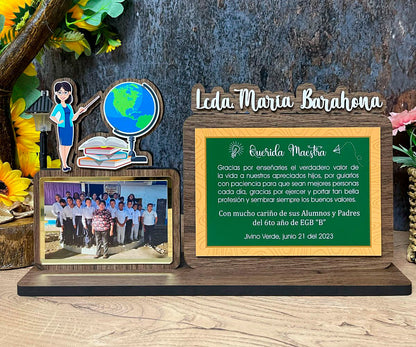 Placa Personalizada | Día del Maestro